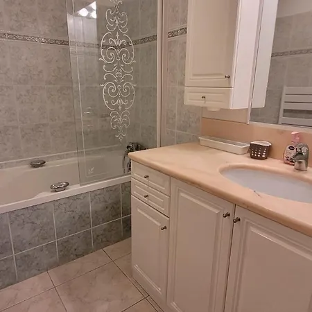Grand 82m2 Terrasse 2 Ch 7 Pers Clim Lejlighed *